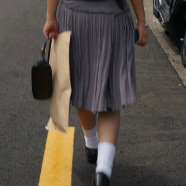 Ruffle Pleated Skirt