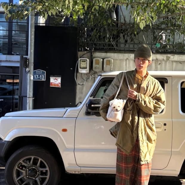 헤리티지플로스 알프레드 파카 (홍태준님 착용)