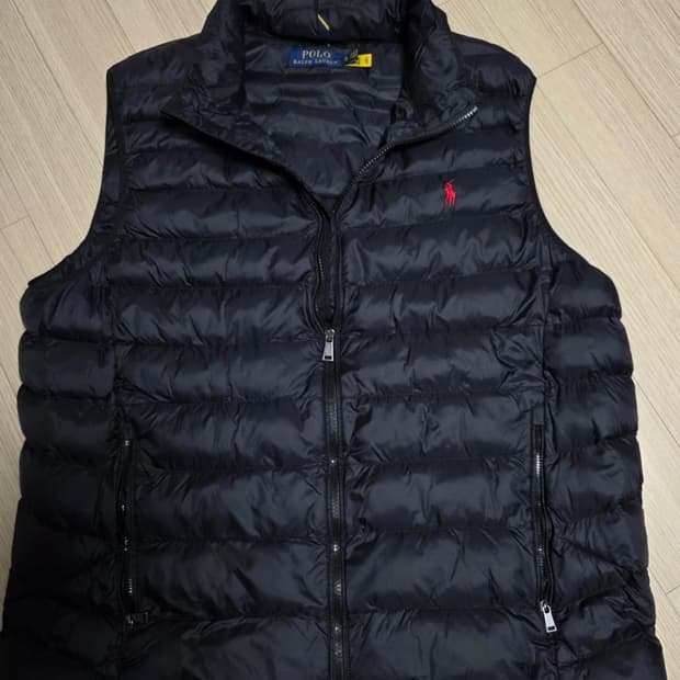 폴로 경량패딩조끼 XL