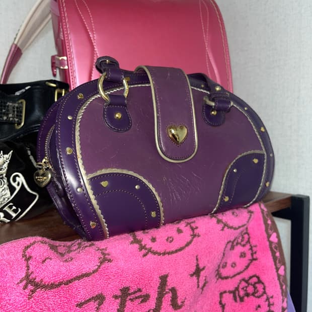 러브캣 퍼플 가방