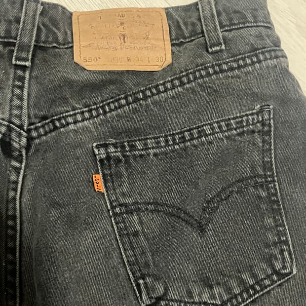 90‘s리바이스 550 오렌지탭