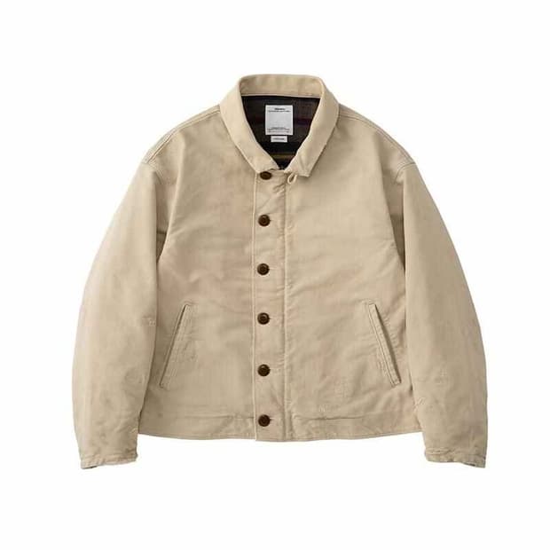 VISVIM PURSER DECK JKT G.CORD IVORY
