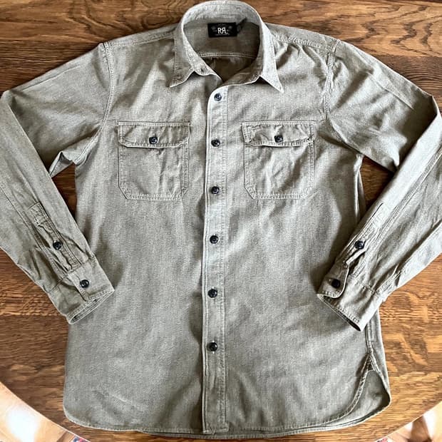 RRL 더블알엘 워크 셔츠