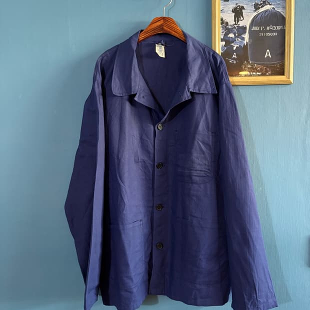 70-80‘s German HBT French Blue Workwear