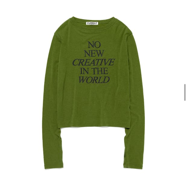 커렌트롱슬리브 NEW CREATIVE LONG SLEEVE TEE 제니