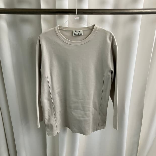 아크네 스튜디오 베이지 스웨트셔츠 M