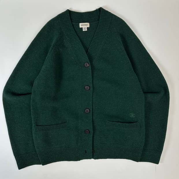 시엔느 보카시 울실크 혼방 가디건 