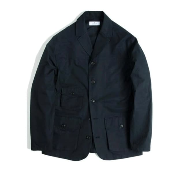 아워스코프 오픈 라펠 BDU 자켓 M 네이비