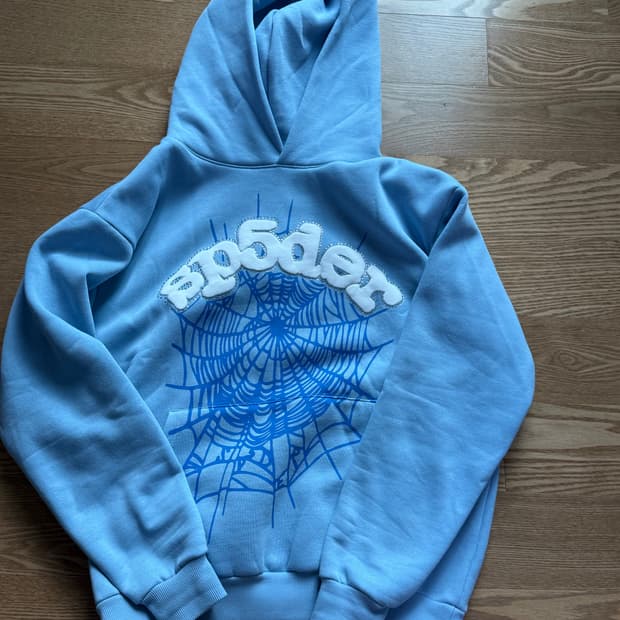 sp5der 웹후드 스카이블루 