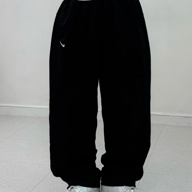 나이키 블랙 져지 팬츠