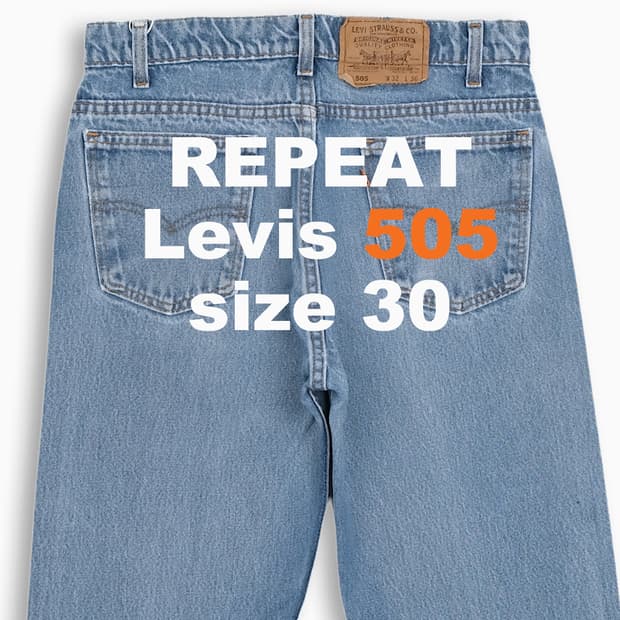 리바이스 505 오렌지탭 90s USA 30사이즈 OR5053241
