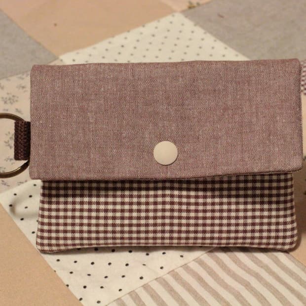 핸드메이드 지퍼 카드지갑