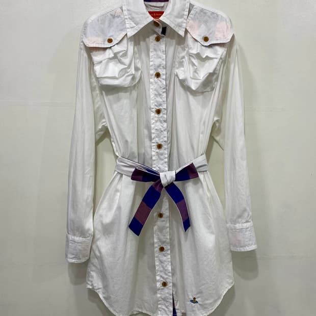 비비안웨스트우드 레드라벨 셔츠원피스 38