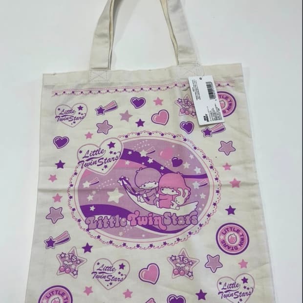 산리오 고전 키리키라 에코백