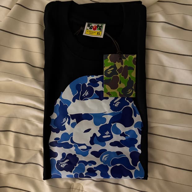 베이프 abc 카모 반팔티