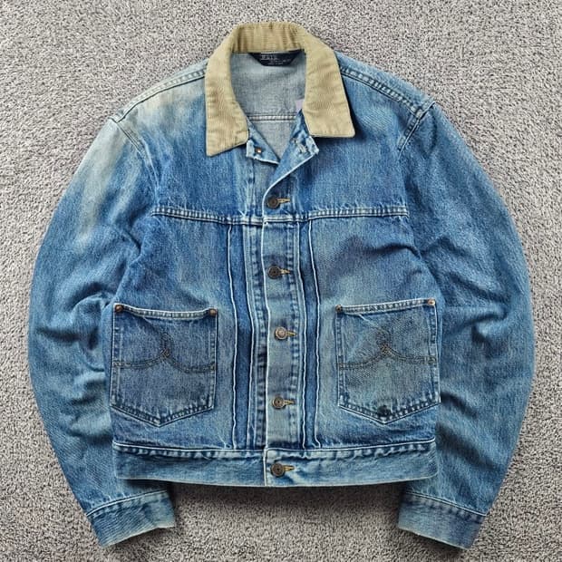 80's USA 폴로랄프로렌 워크 데님 트러커 자켓 (M)/ 10797