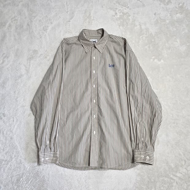 (S)LEE 릴렉시드 스트라이프 셔츠