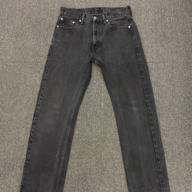 Levis 리바이스 505 흑청 데님팬츠