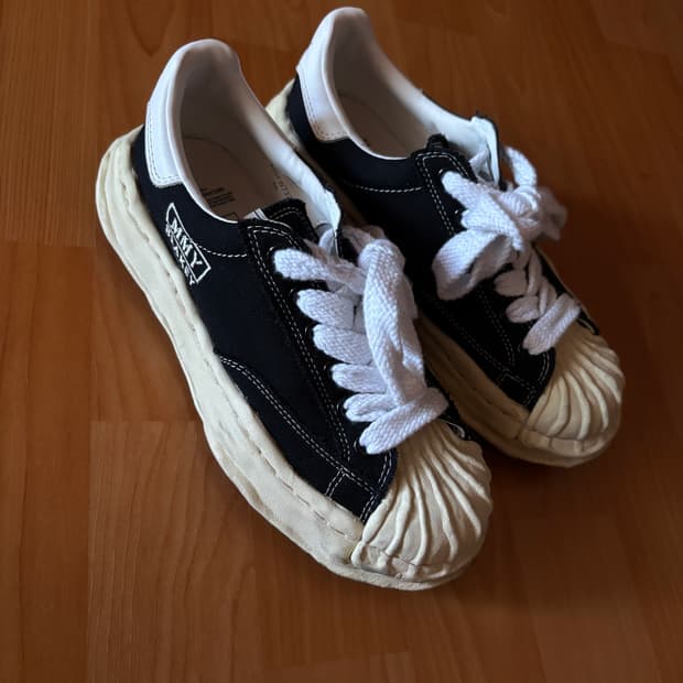 메종미하라 야스히로 블레이키 스니커즈 블랙 40