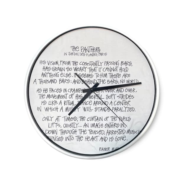 스투시 x 032c 업사이클링 34.5cm 벽시계