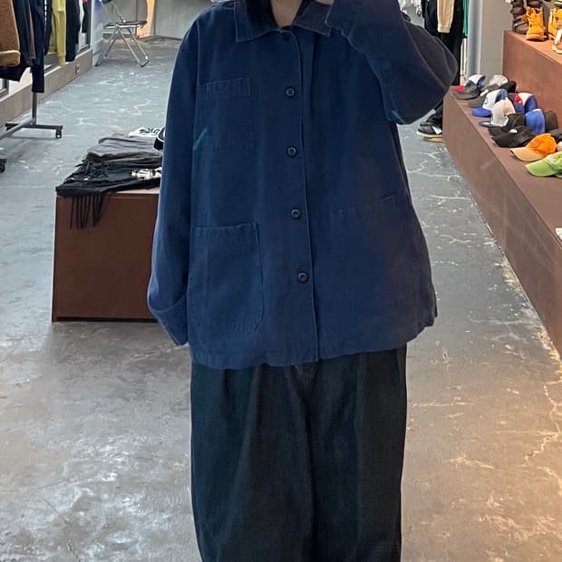 레테르코모 플레이 프렌츠워크 블루 자켓 H1072