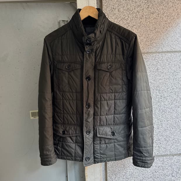 자라 포켓 퀄티드 자켓