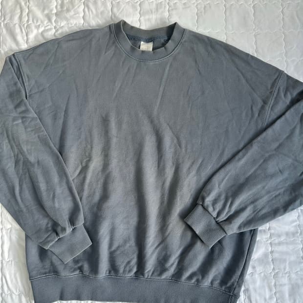 제멋 기모 맨투맨 네이비/카키