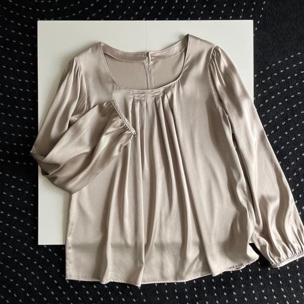 silk pullover blouse