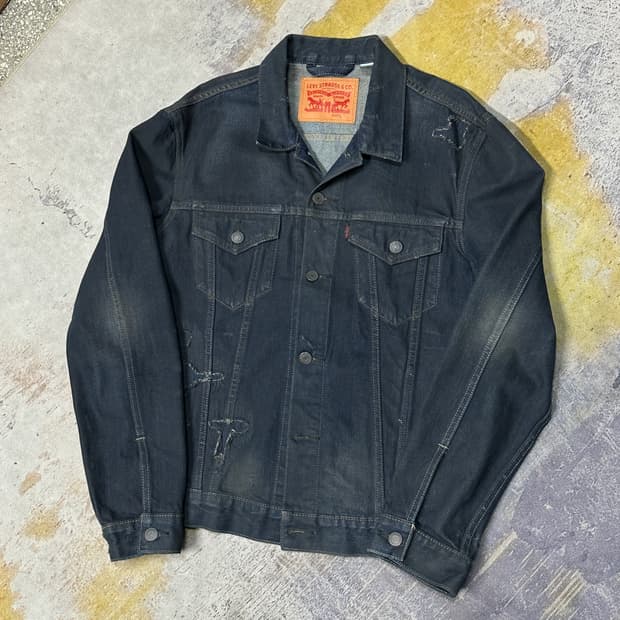 리바이스 빈티지워싱 데님 자켓 L