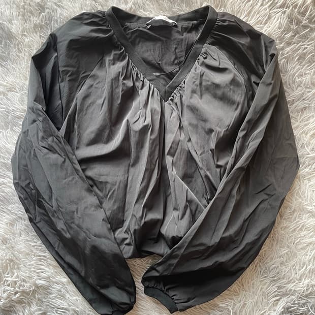 자라 블랙 블라우스