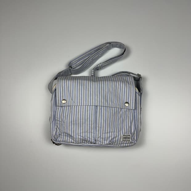 요시다포터 70주년 스트라이프 숄더백