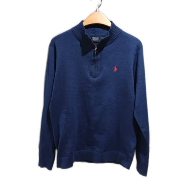 🔥폴로 랄프로렌 네이비 반집업 니트🔥