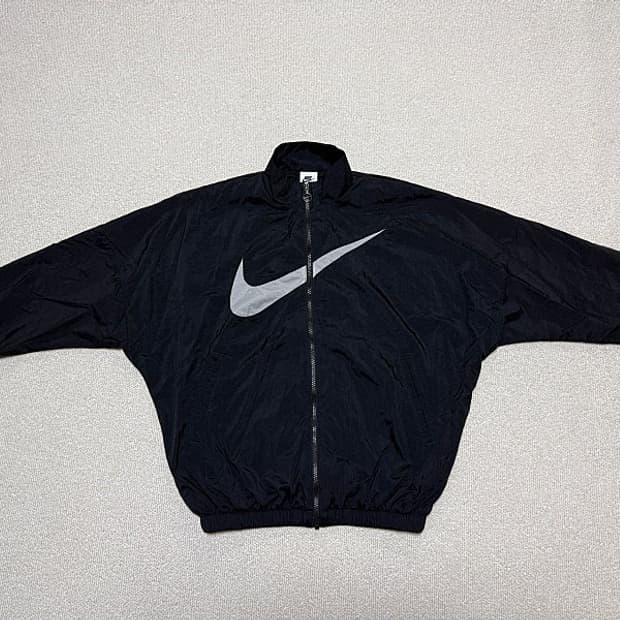 나이키 우먼스 스우시 에센셜 우븐 자켓 여성용 95호 66사이즈