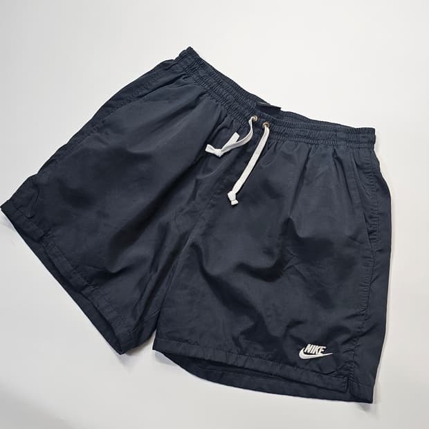 나이키 트랙팬츠 바람막이 블랙 반 바지