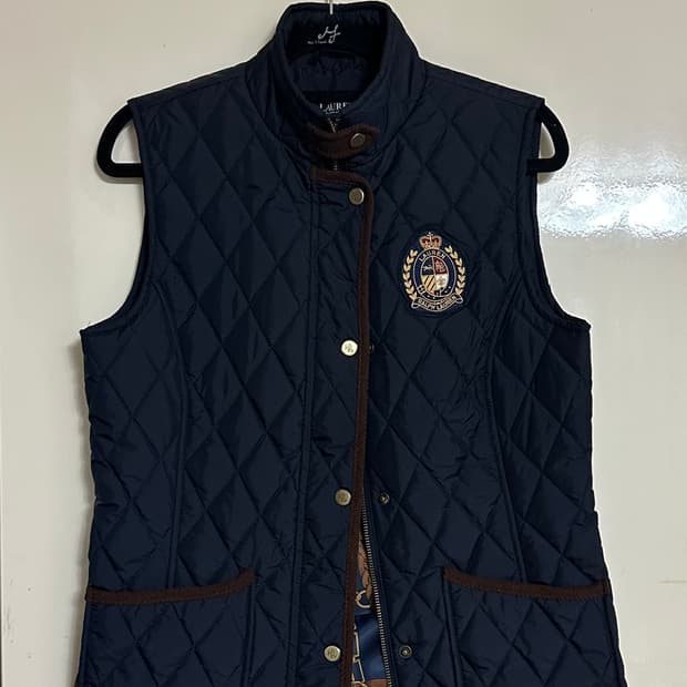 폴로 여성 조끼패딩