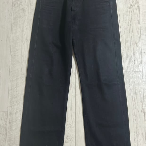 RRL 빈티지 파이브 포켓 블랙 온 블랙 30x32
