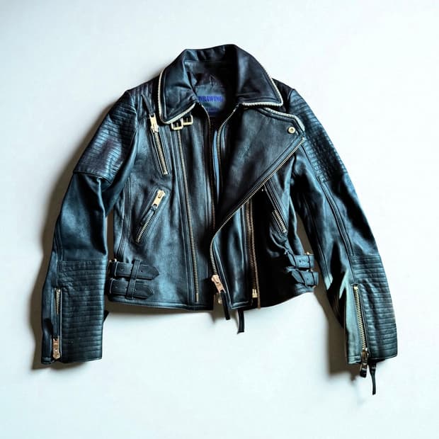 양가죽 라이더 자켓
