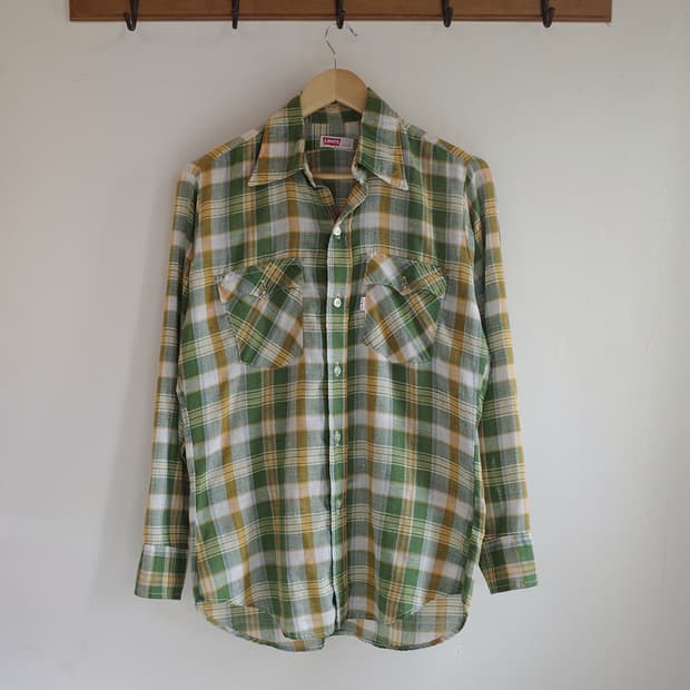 70's Levi's Plaid Shirt
