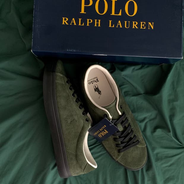폴로 랄프로렌 스웨이드 롱우드 스니커즈  280
