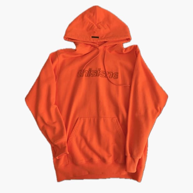 디스이즈네버댓 오렌지 후드