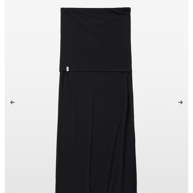 킴서울 FOLD SLIT MAXI SKIRT 2사이즈