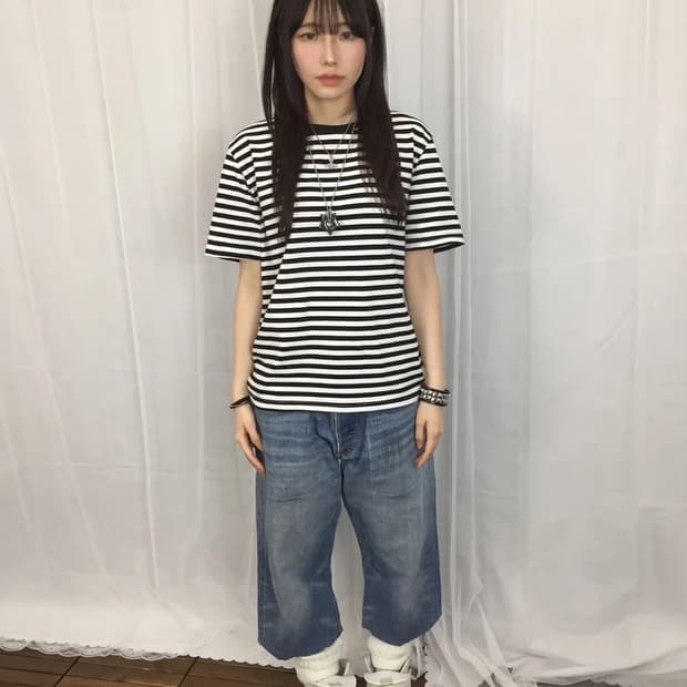 Jpn Doula Doula Black Stripe Tee