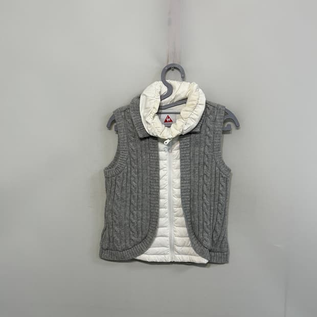 르꼬끄 골프 오리털 방풍니트 패딩 55