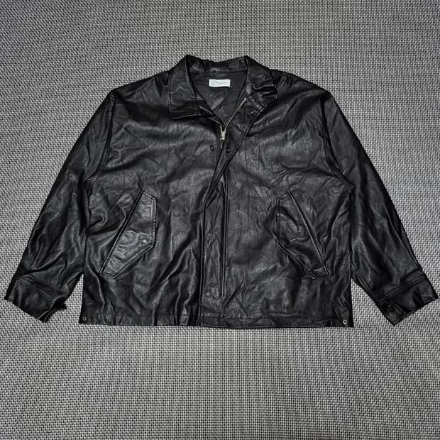 파르티멘토 오버핏 가죽 자켓 (L)