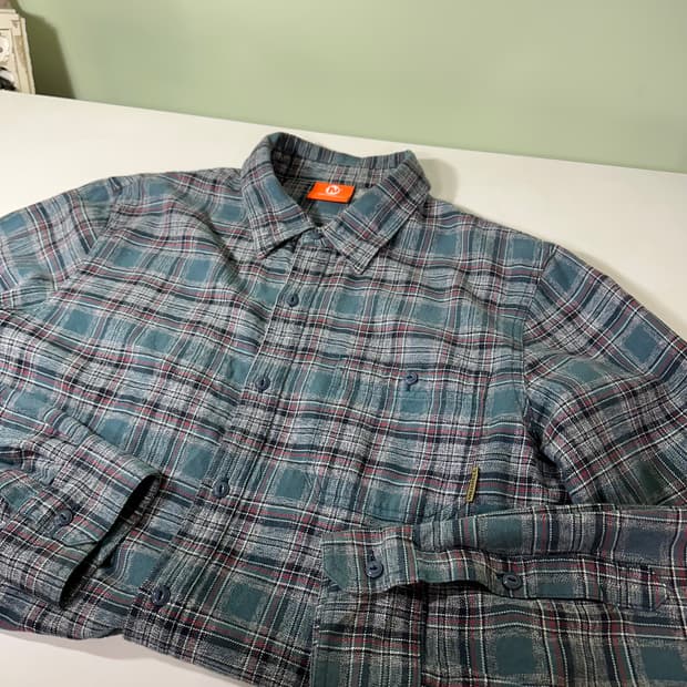 L 머렐 원포켓 코튼 체크 플란넬셔츠