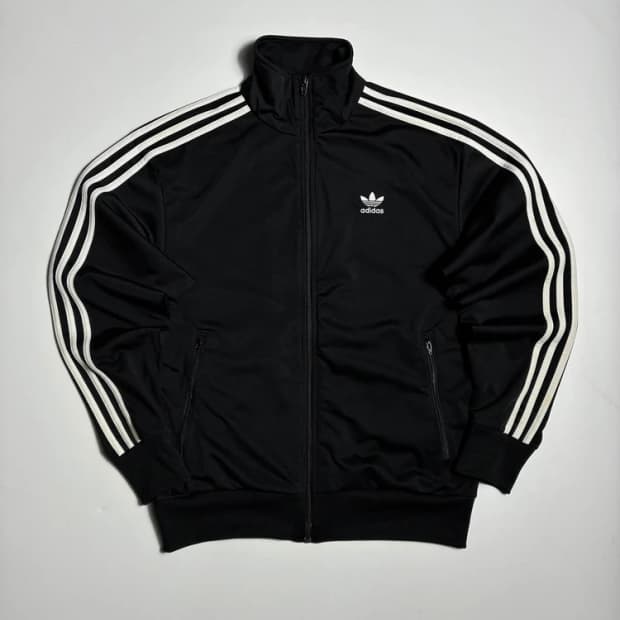 아디다스 파이어버드 블랙 트랙탑 져지 자켓 R2650