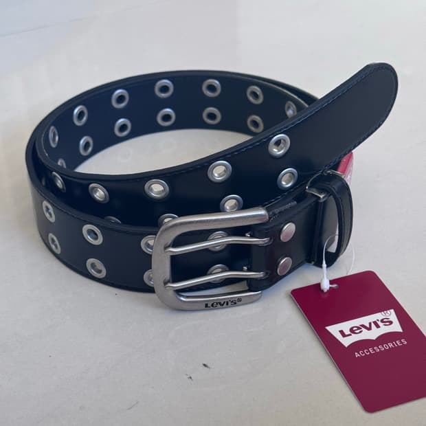 더블 아일릿 벨트 double eyelt belt