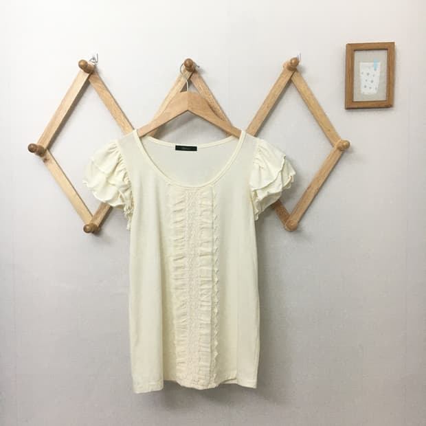아이보리 레이스 블라우스
