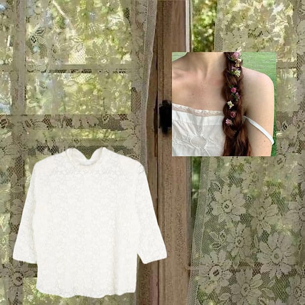 Chado Vintage Lace Blouse