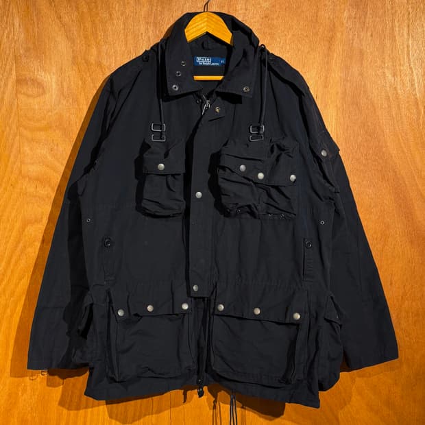 폴로랄프로렌 00s 컴뱃 유틸리티 자켓 XL 람포지퍼 밀리터리